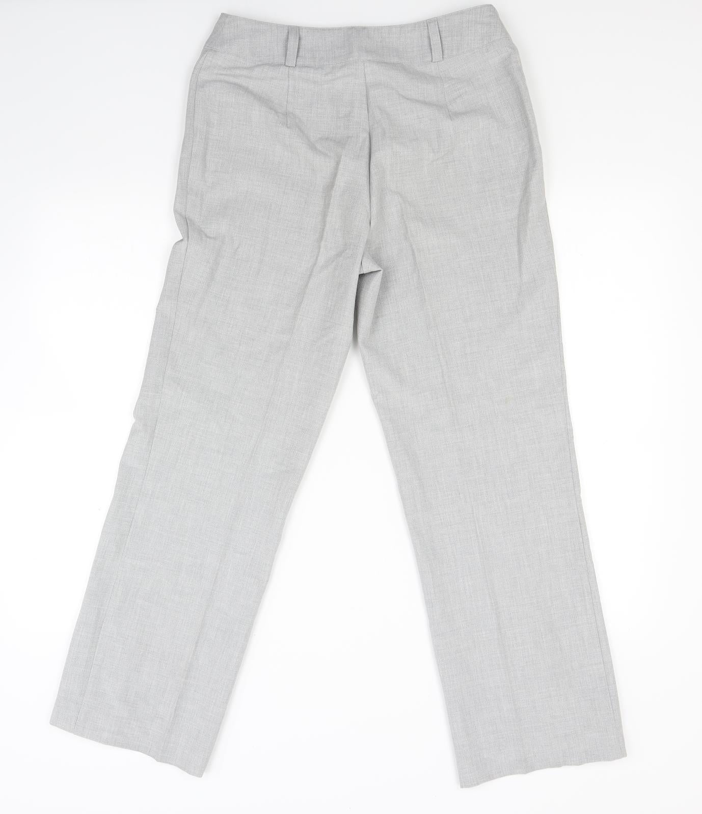 Debenhams Womens Grey   Trousers  Size 12 L27.5 in