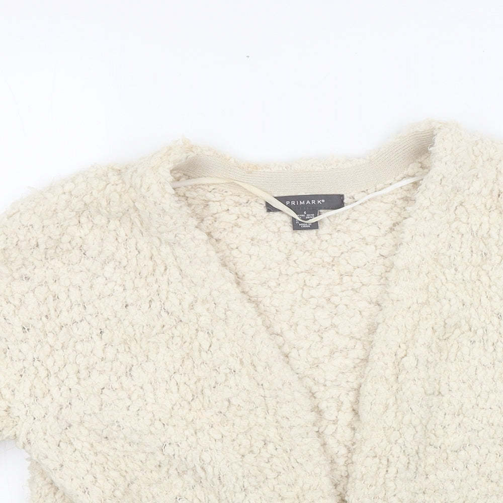 Primark Womens White   Jacket Coat Size S