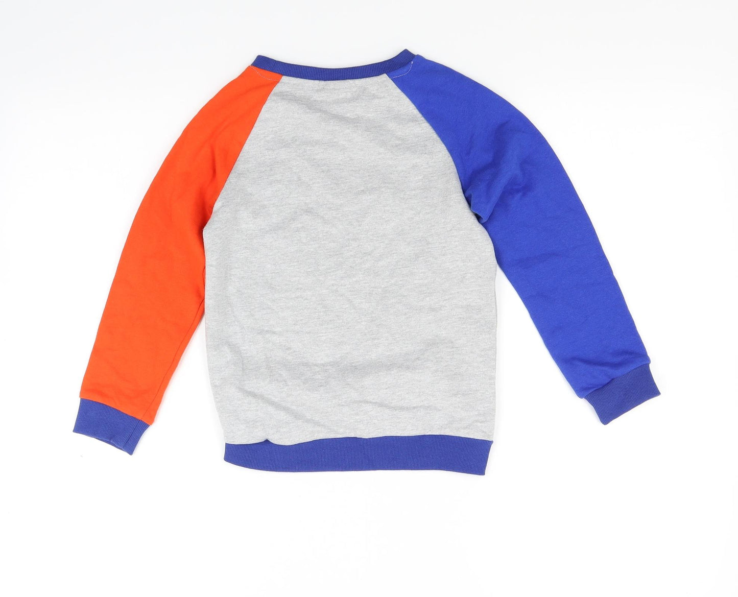 TU Boys Grey  Jacquard Pullover Sweatshirt Size 4-5 Years  - Mickey mouse