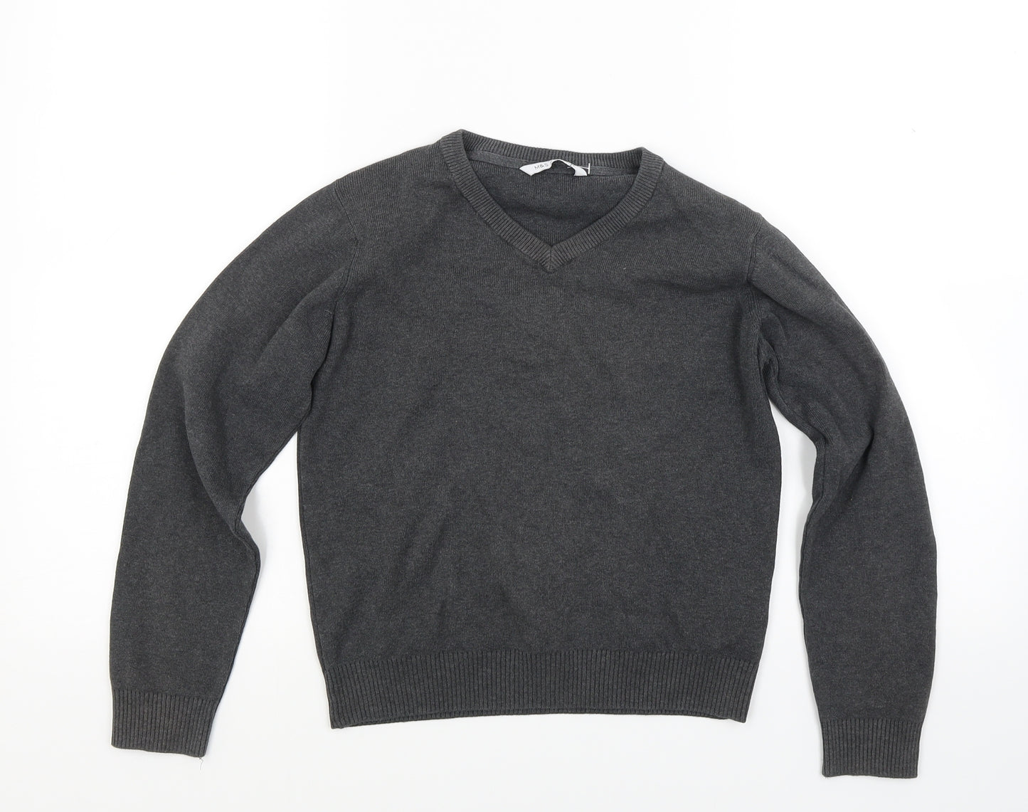 Marks and Spencer Boys Grey   Pullover Jumper Size 10 Years