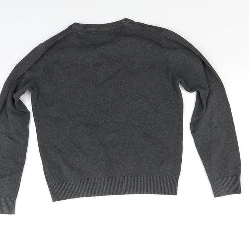 Marks and Spencer Boys Grey   Pullover Jumper Size 10 Years