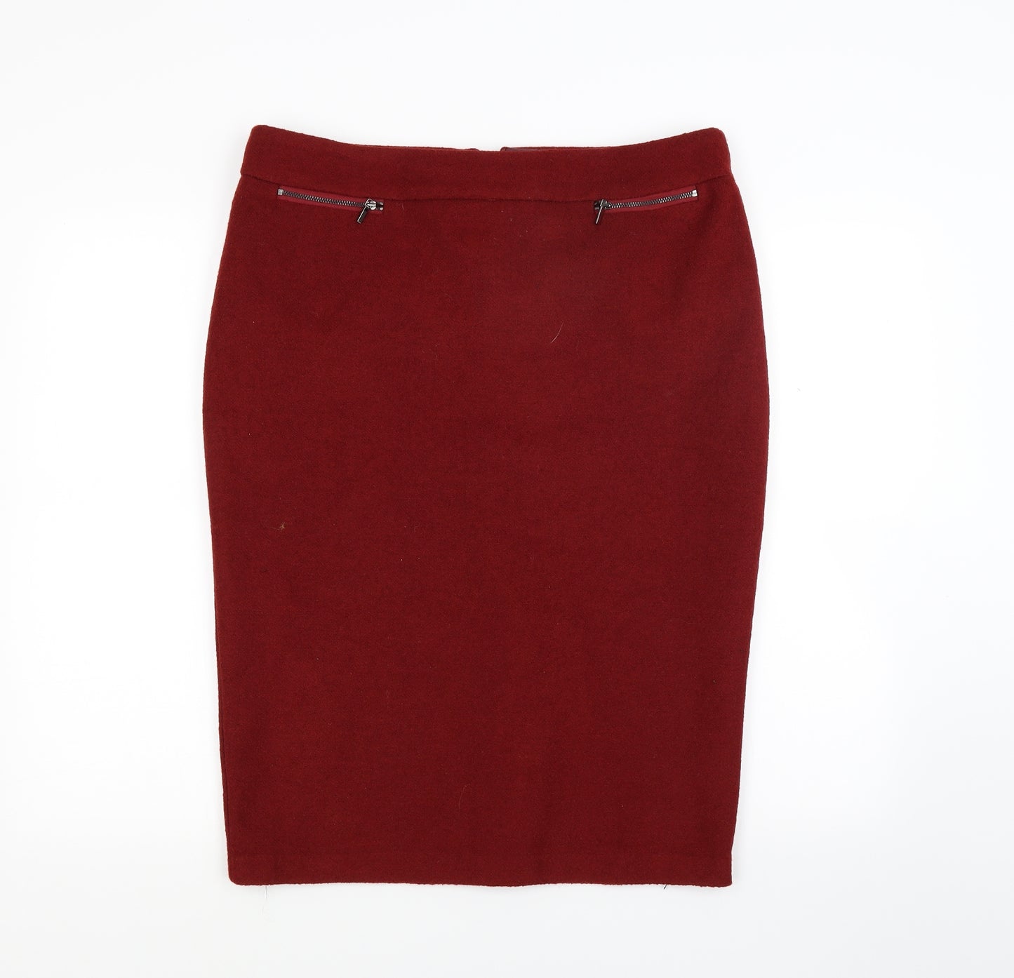 Marks and Spencer Womens Red   A-Line Skirt Size 16