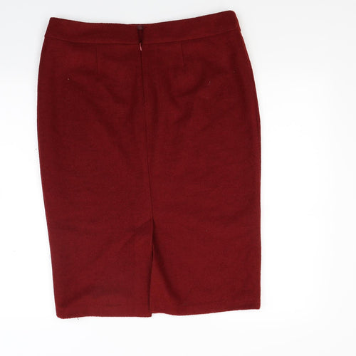 Marks and Spencer Womens Red   A-Line Skirt Size 16