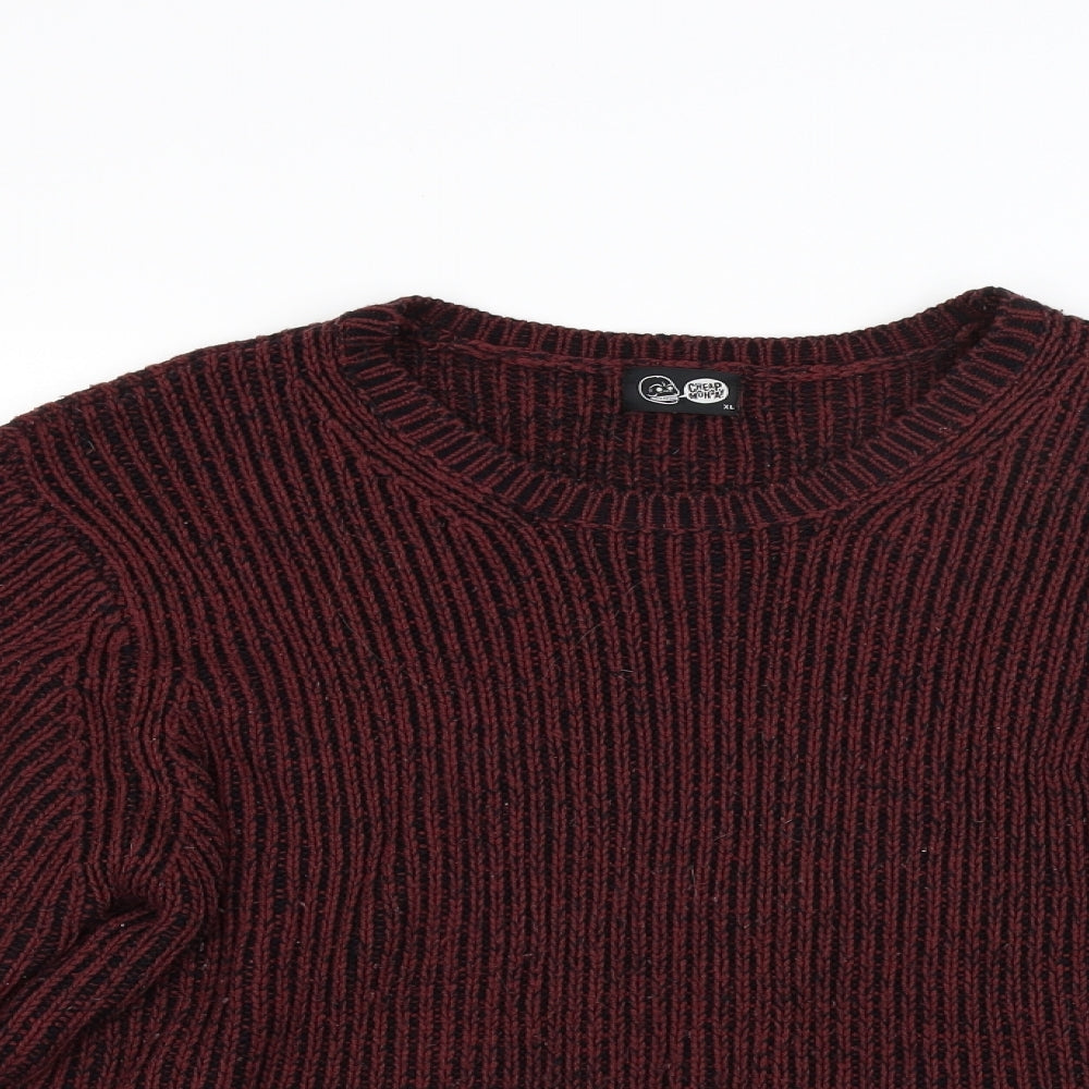 Cheap Monday Mens Red   Pullover Jumper Size XL