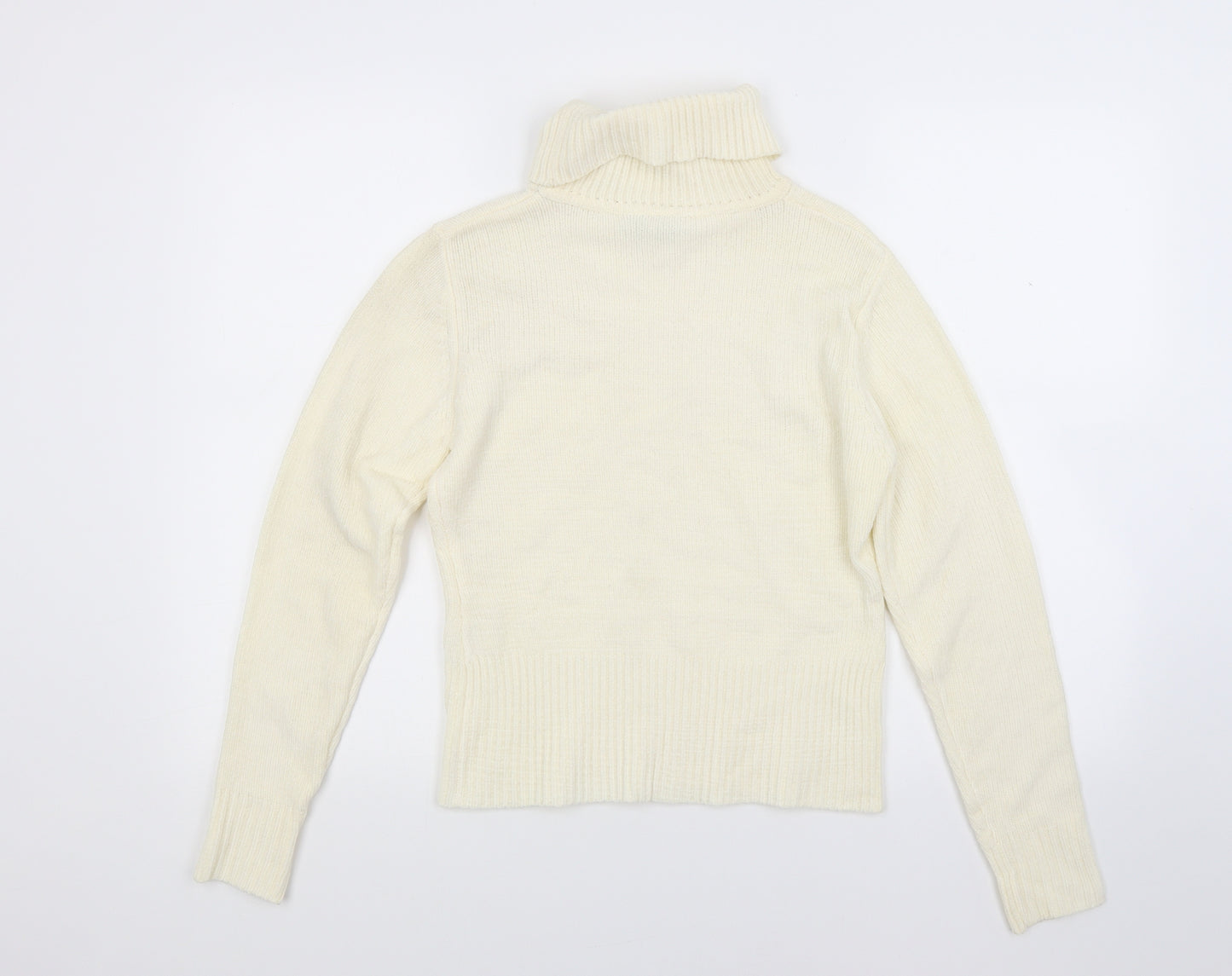 stmosphere Womens White  Knit Pullover Jumper Size 12