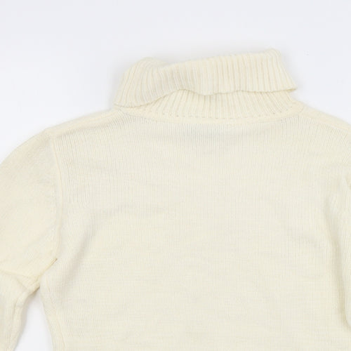 stmosphere Womens White  Knit Pullover Jumper Size 12