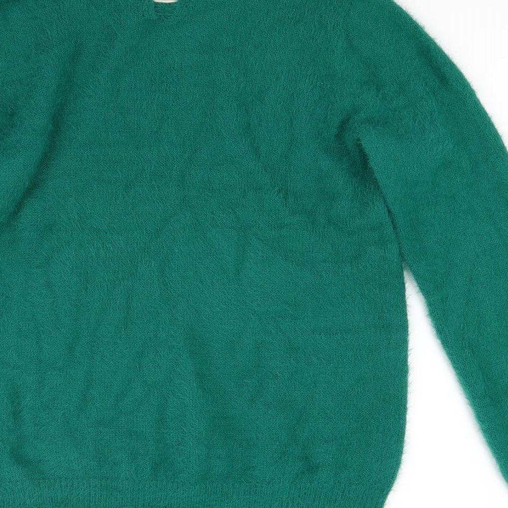Primark Womens Green  Knit Pullover Jumper Size 2XS