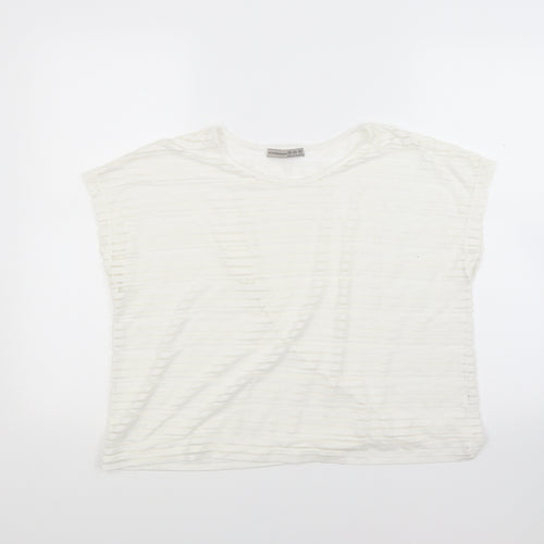 Primark Womens White   Basic T-Shirt Size 16
