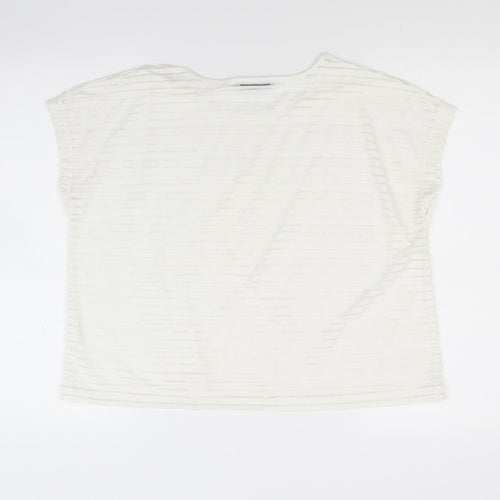 Primark Womens White   Basic T-Shirt Size 16