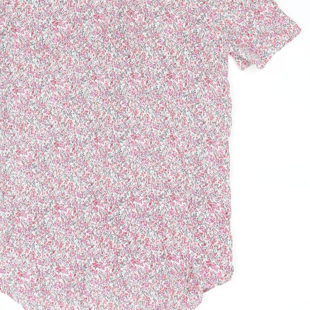 H&M Womens Multicoloured Floral  Basic Blouse Size 6