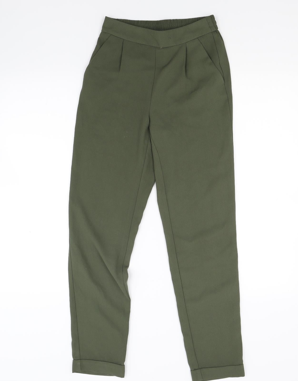 Primark Womens Green   Trousers  Size 4 L27 in