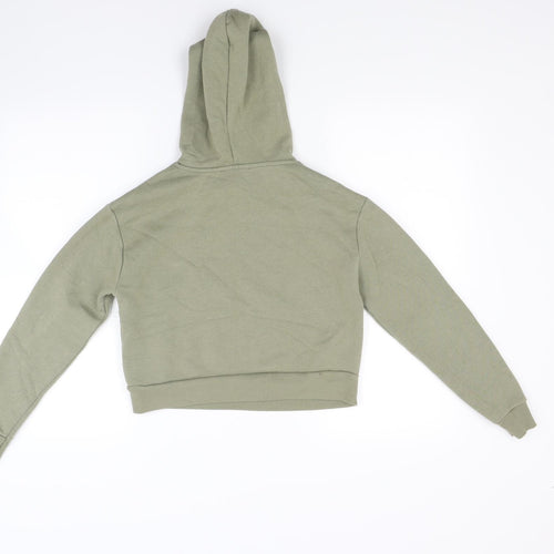 New Look Girls Green  Jacquard Pullover Hoodie Size 10 Years