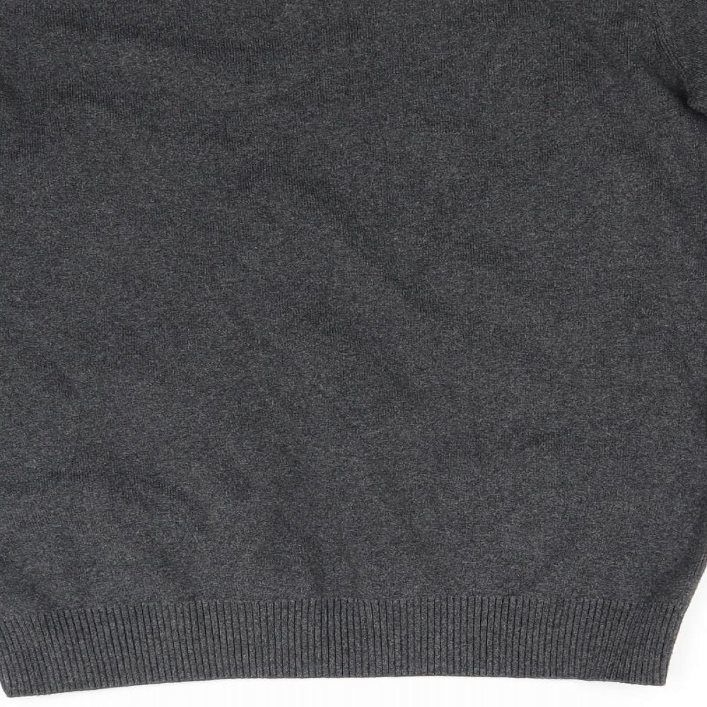 Marks and Spencer Boys Grey  Knit Pullover Jumper Size 12 Years