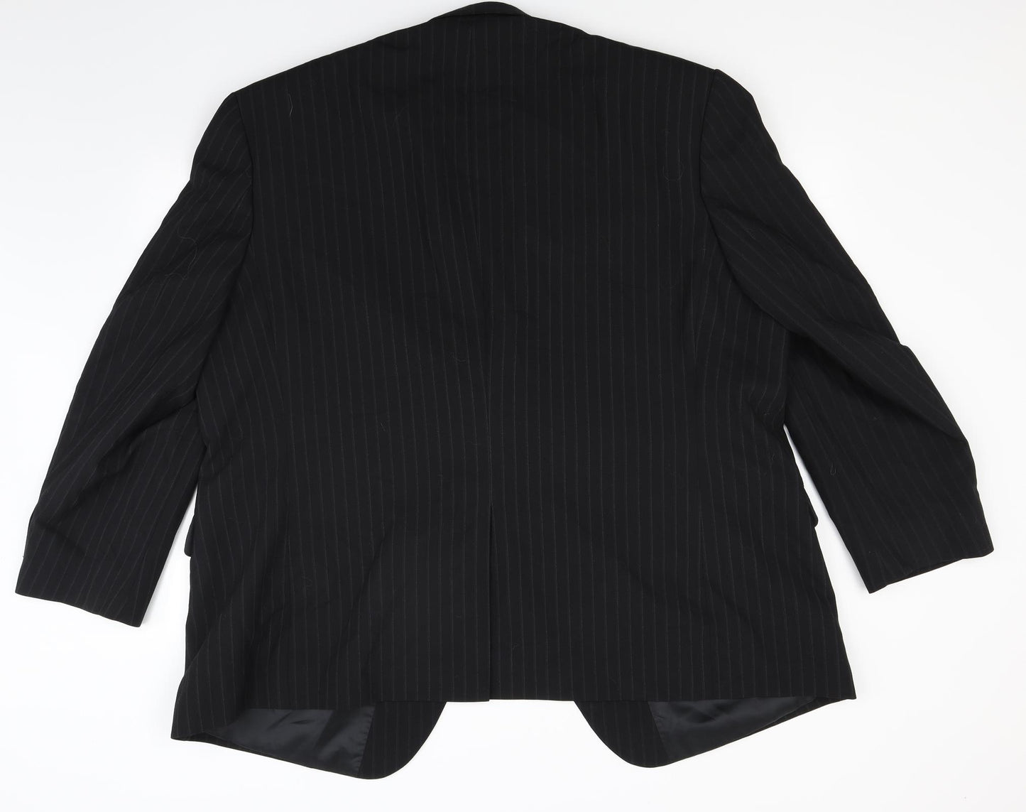 Centaur Mens Black Striped  Jacket Blazer Size 52