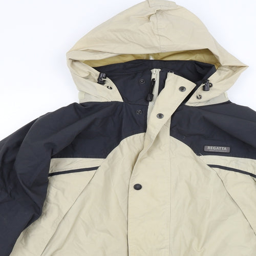 Regatta Mens Beige  Canvas Windbreaker Coat Size 2XL