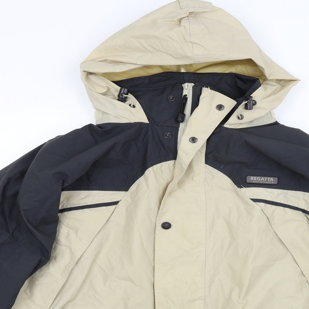 Regatta Mens Beige  Canvas Windbreaker Coat Size 2XL