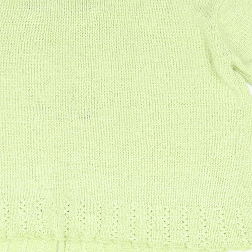 Anne Marie Womens Green  Knit Pullover Jumper Size M
