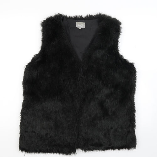 Lottie loves Womens Black   Gilet Coat Size 12