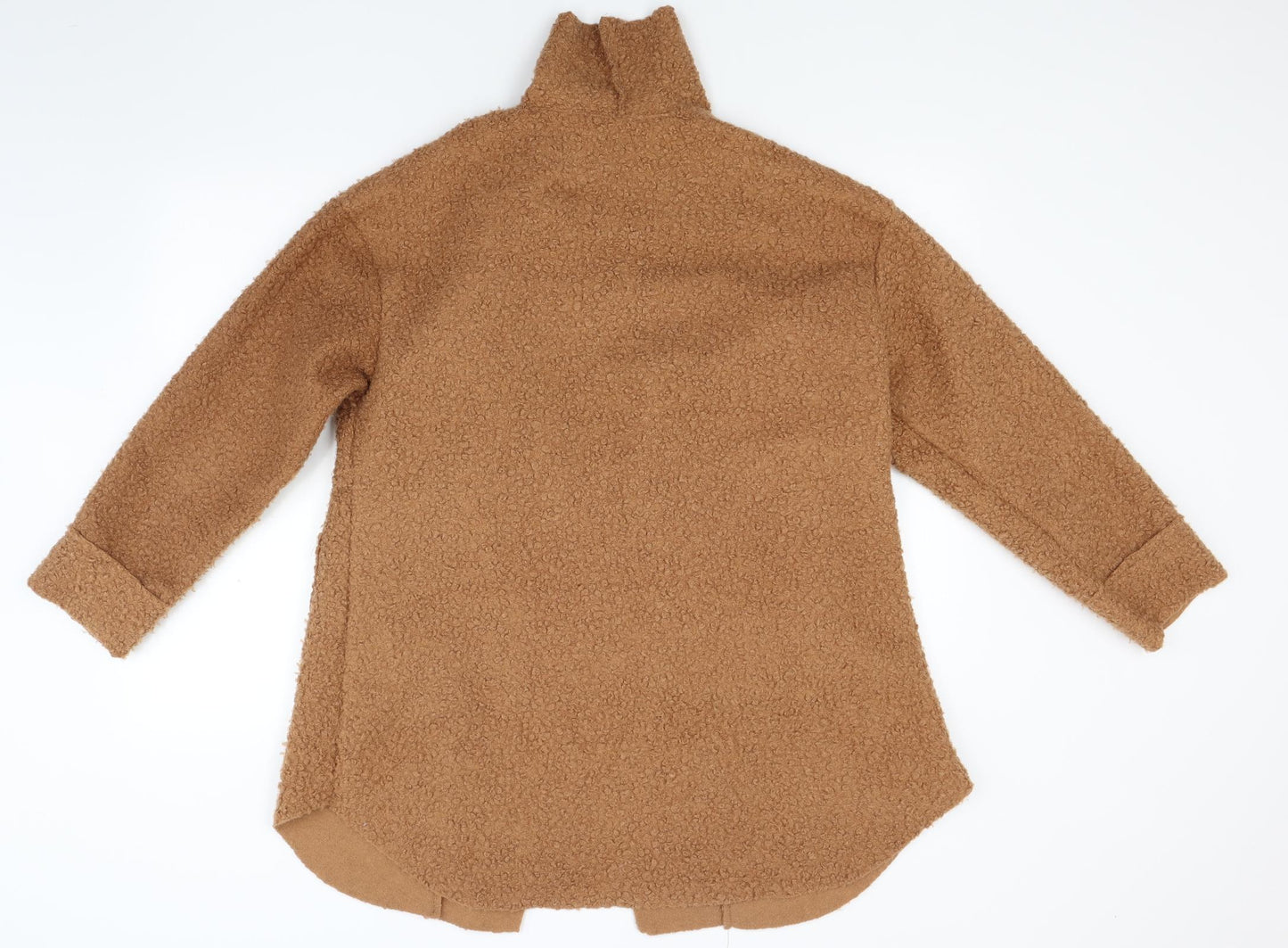 Preworn Womens Brown   Overcoat Coat Size L
