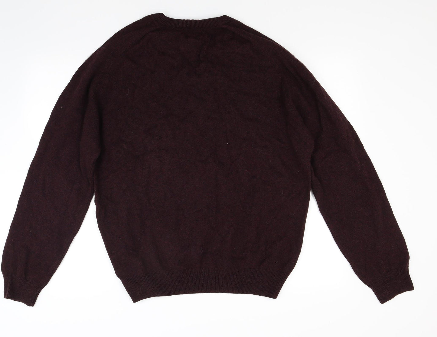 Marks and Spencer Mens Red  Knit Pullover Jumper Size XL