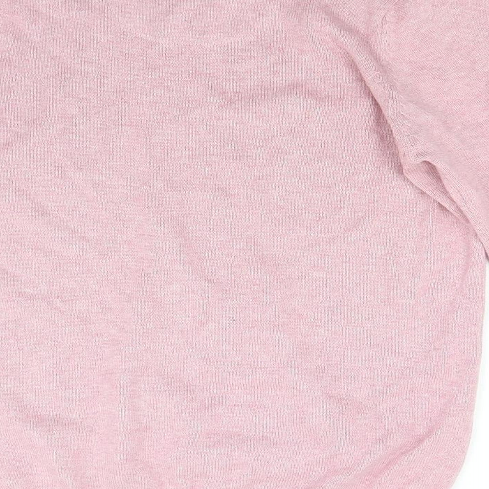 Marks and Spencer Mens Pink  Knit Pullover Jumper Size XS