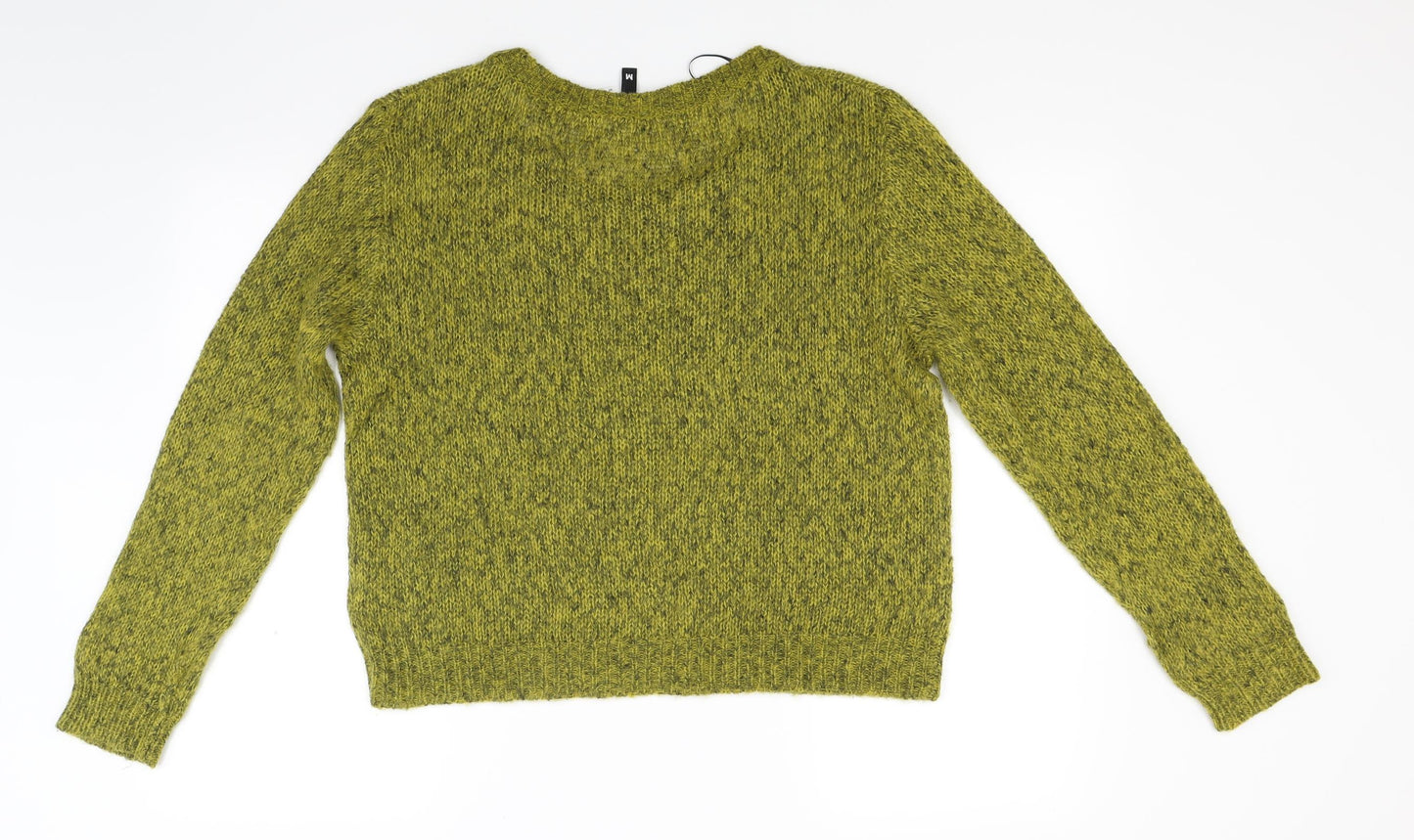 Divided Womens Green  Knit Pullover Jumper Size M