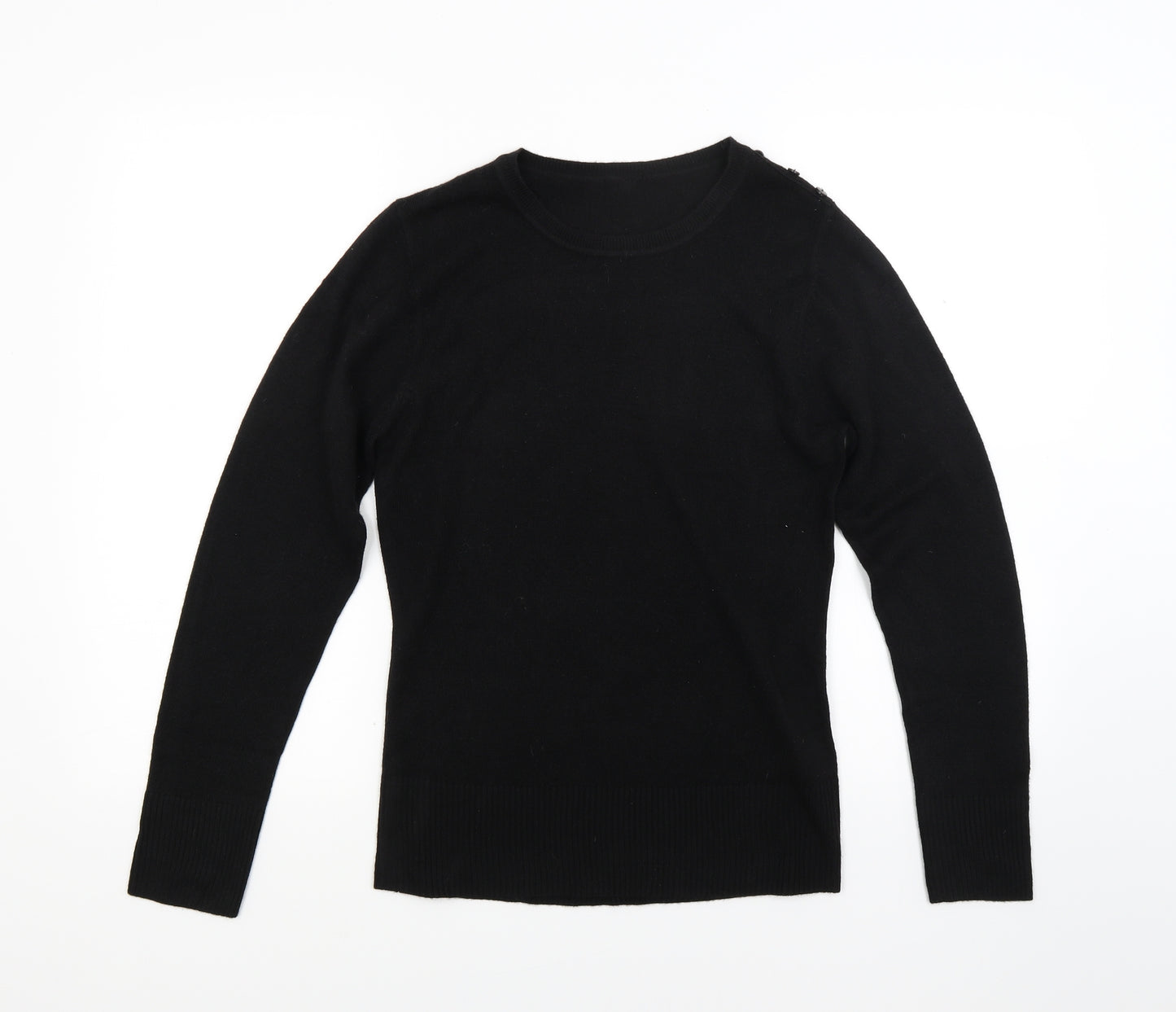 Primark Womens Black  Knit Pullover Jumper Size 12