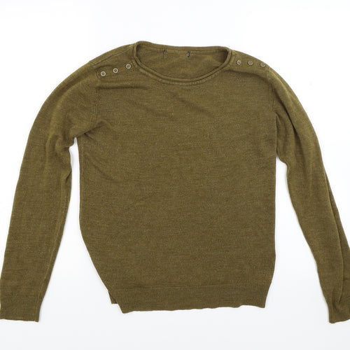 Primark Womens Green  Knit Pullover Jumper Size 10