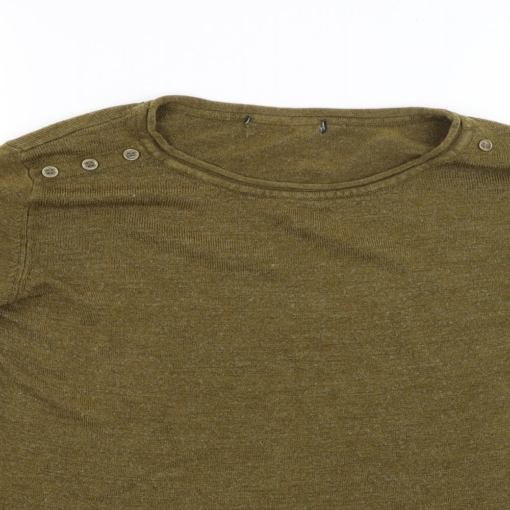 Primark Womens Green  Knit Pullover Jumper Size 10