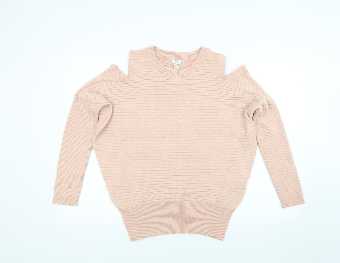 River Island Womens Pink  Knit Pullover Jumper Size 16