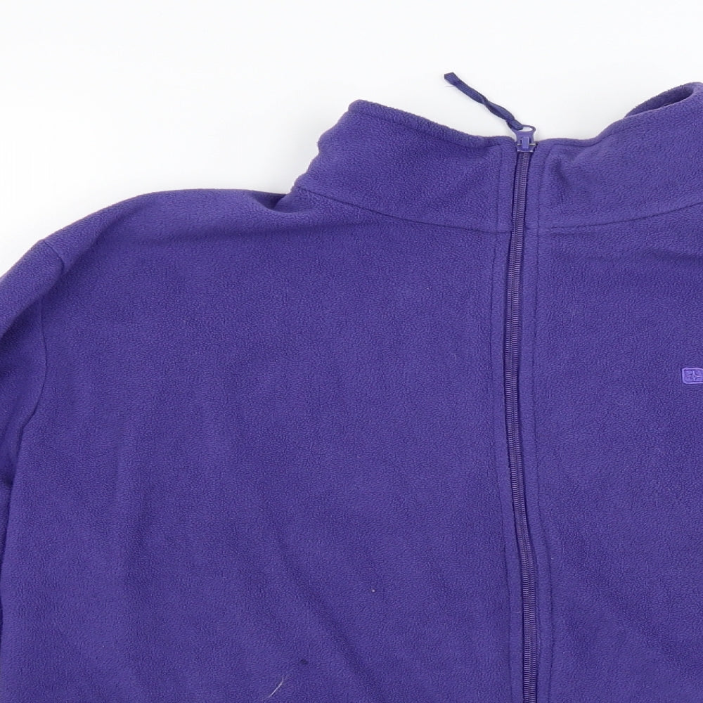 Mountain Warehouse Womens Purple  Fleece Jacket Coat Size 18