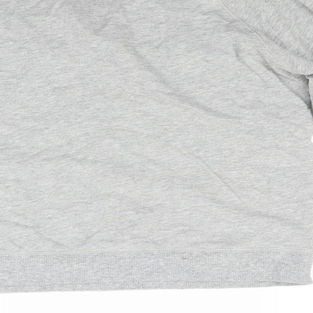 Mango Womens Grey  Jacquard Pullover Sweatshirt Size M