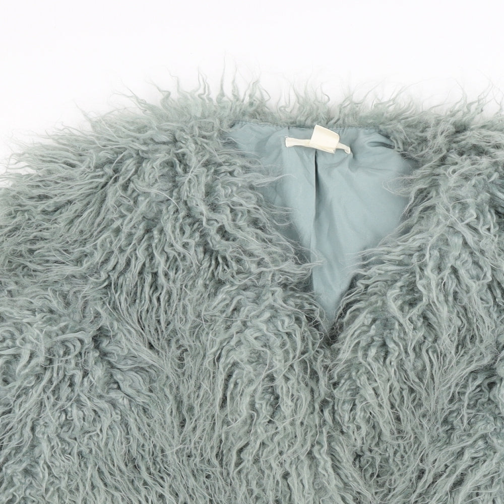 H&M Womens Green   Jacket Coat Size S