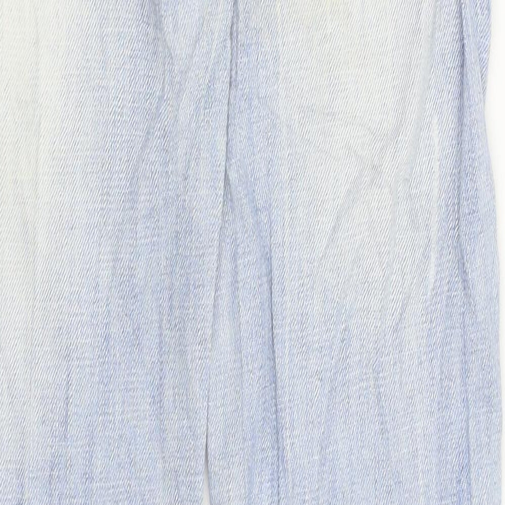 Miss Anna Womens Blue  Denim Straight Jeans Size 36 in L32 in