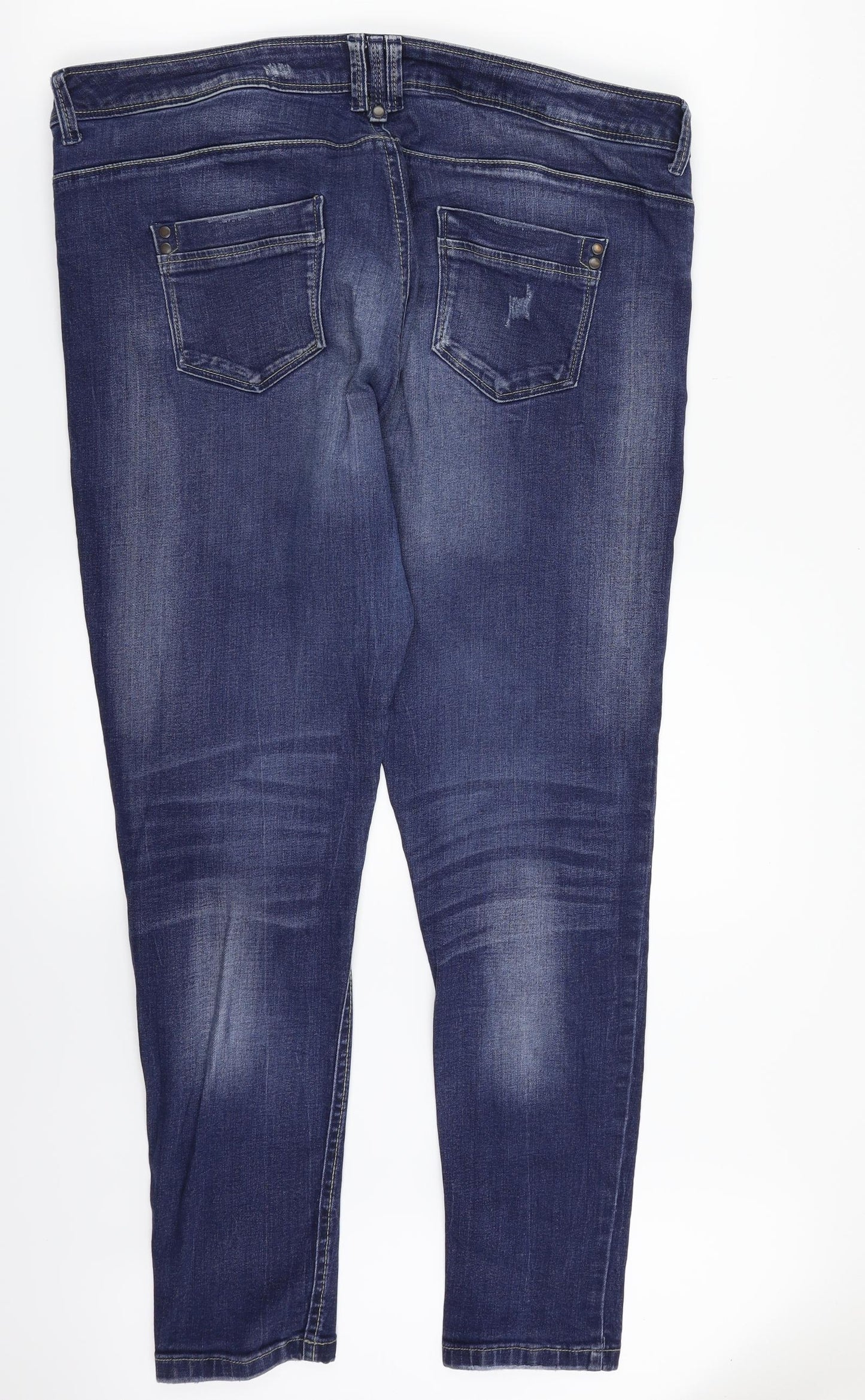 Primark Womens Blue  Denim Skinny Jeans Size 18 L28 in