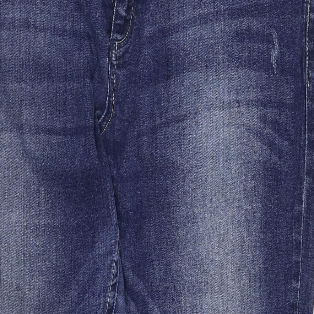 Primark Womens Blue  Denim Skinny Jeans Size 18 L28 in