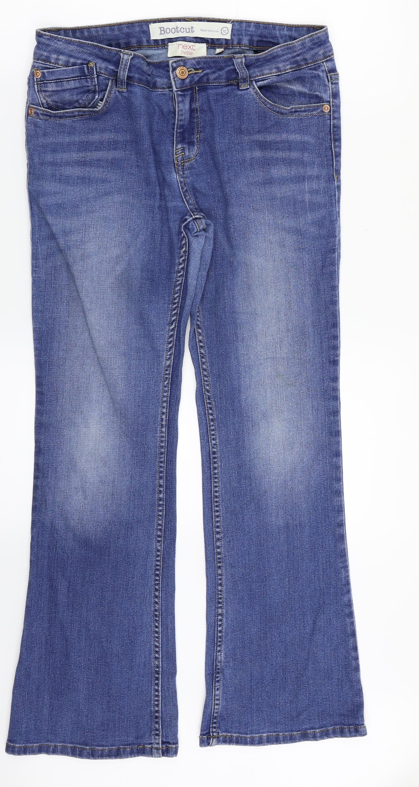 NEXT Womens Blue  Denim Bootcut Jeans Size 10 L28 in