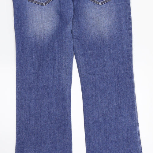 NEXT Womens Blue  Denim Bootcut Jeans Size 10 L28 in