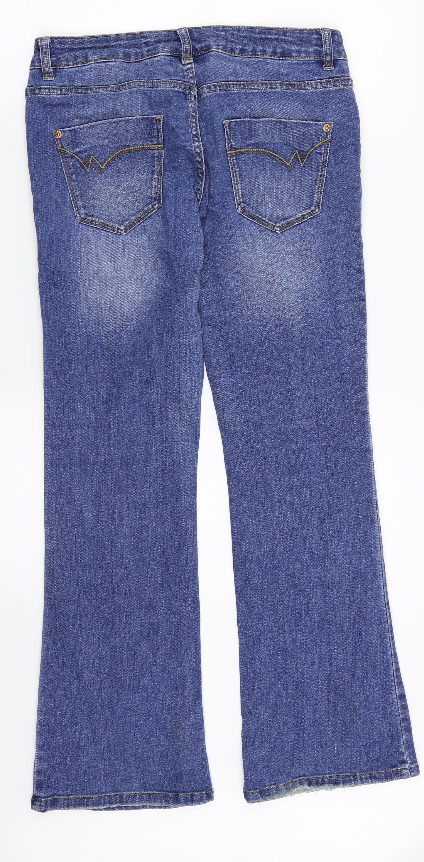 NEXT Womens Blue  Denim Bootcut Jeans Size 10 L28 in