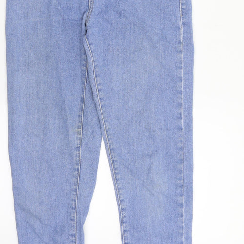 Topshop Womens Blue  Denim Skinny Jeans Size 25 in L30 in