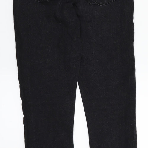 Denim & Co. Womens Black  Denim Skinny Jeans Size 8 L24 in