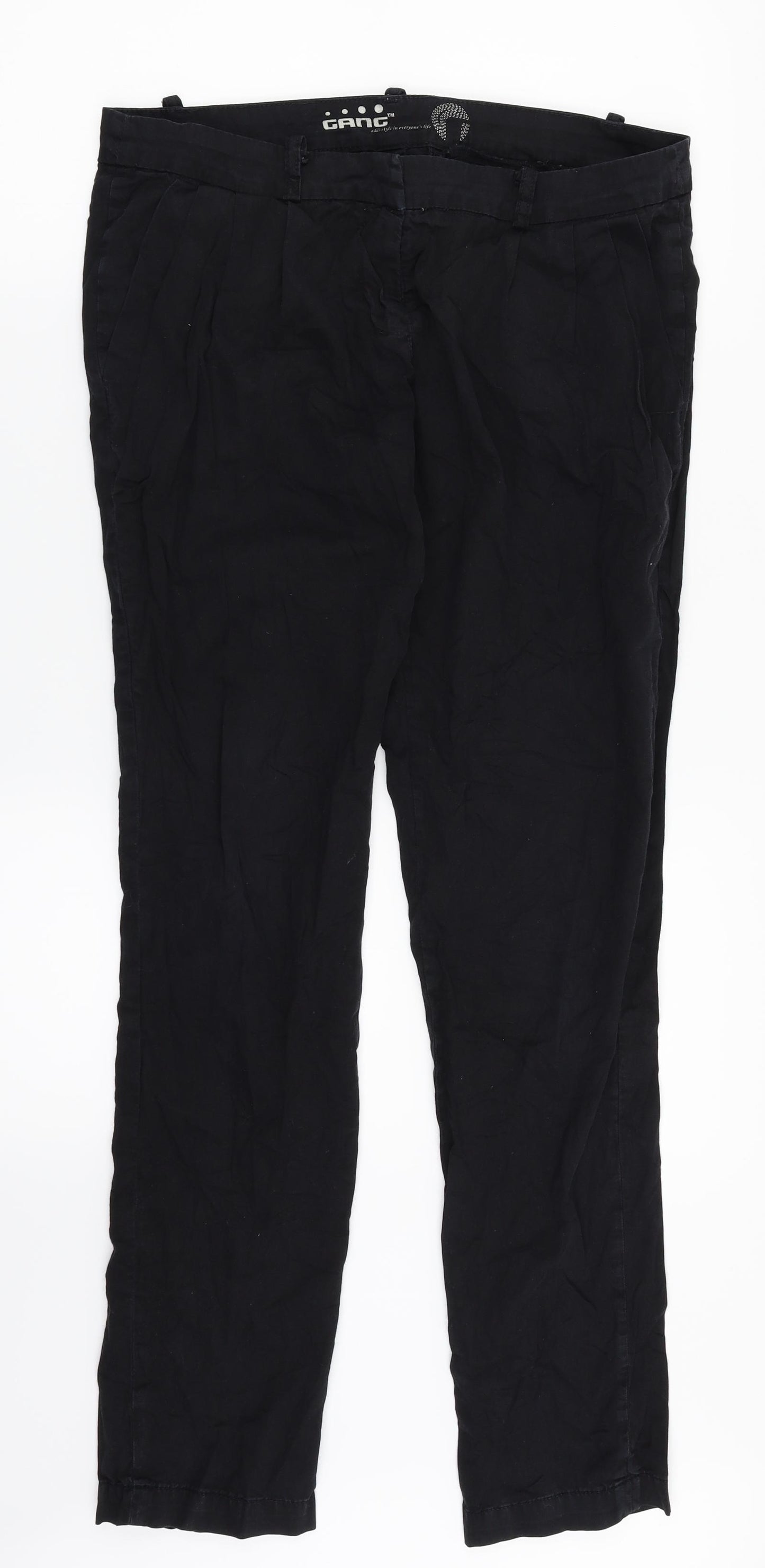 Gang Womens Black   Cargo Trousers Size 28 in L30 in