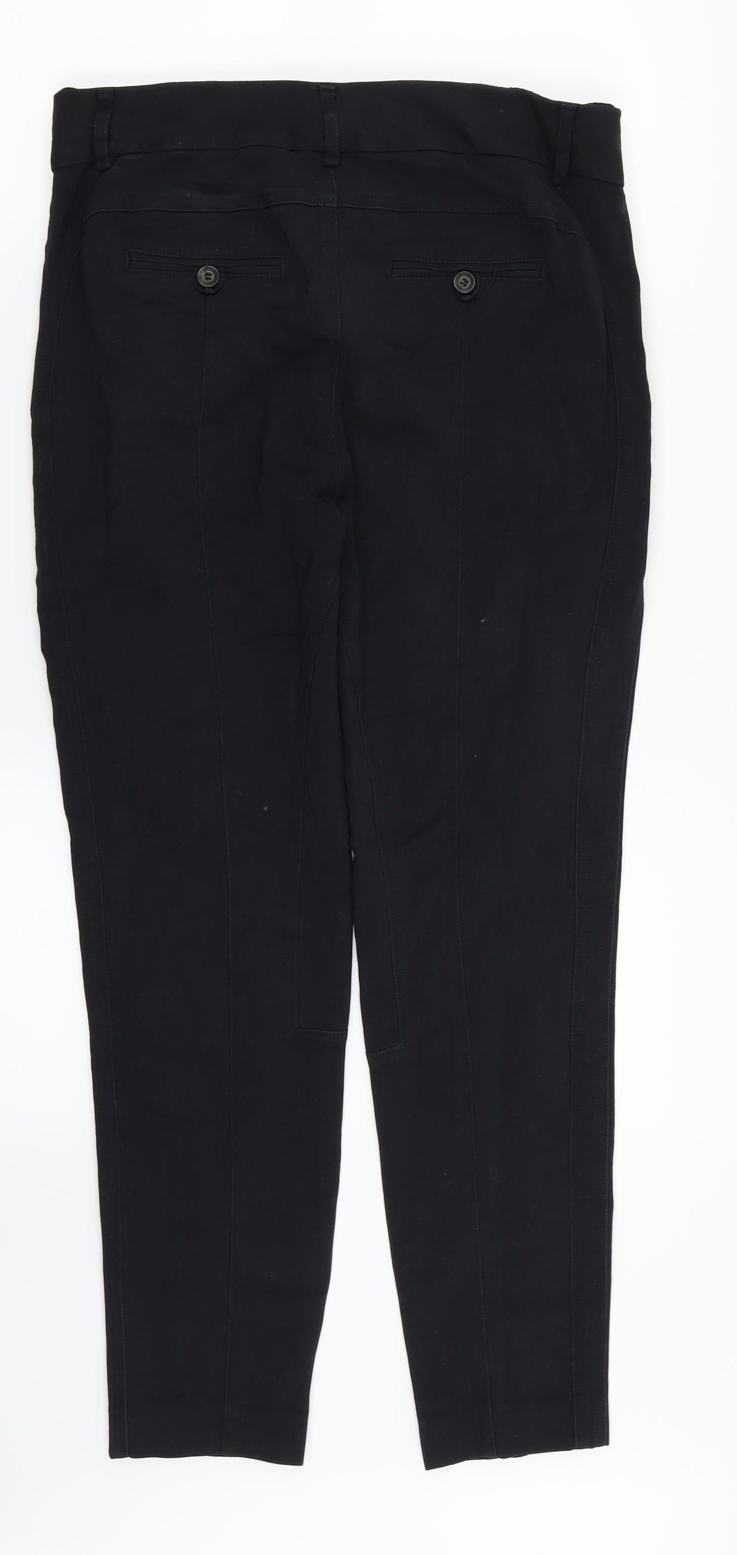 Zara Womens Black   Trousers  Size 14 L26 in