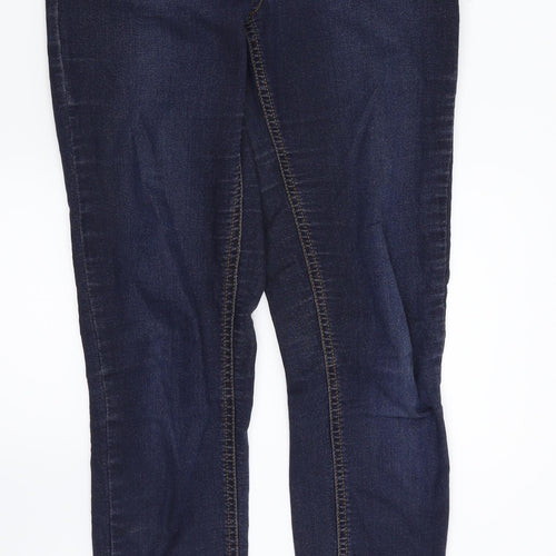 Miss Selfridge Womens Blue  Denim Skinny Jeans Size 8 L29 in