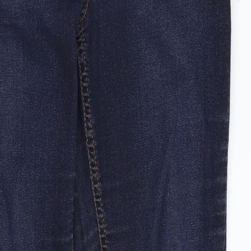 Miss Selfridge Womens Blue  Denim Skinny Jeans Size 8 L29 in