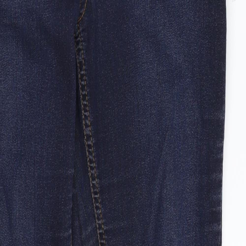 Miss Selfridge Womens Blue  Denim Skinny Jeans Size 8 L29 in