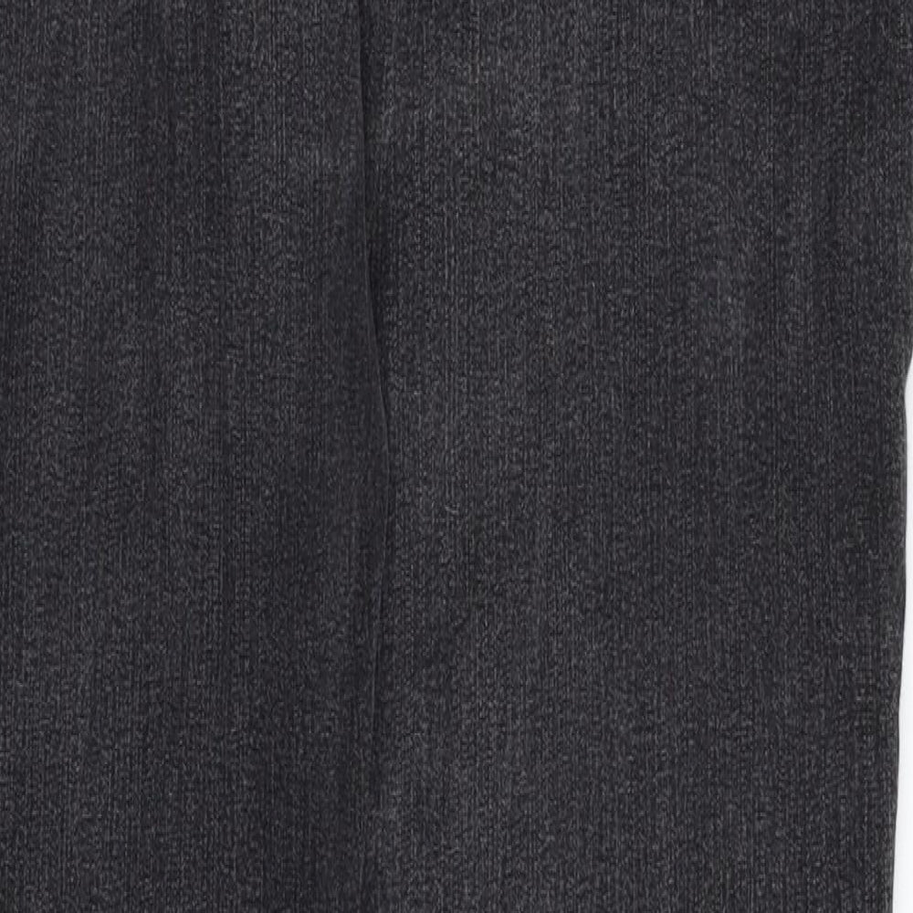 TU Womens Black  Denim Straight Jeans Size 12 L29 in