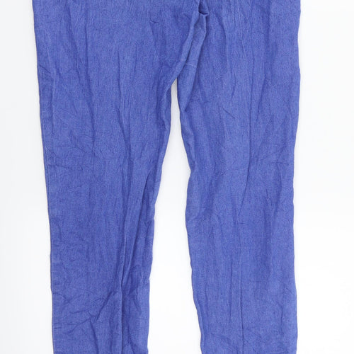 Denim co. Womens Blue  Denim Straight Jeans Size 6 L30 in