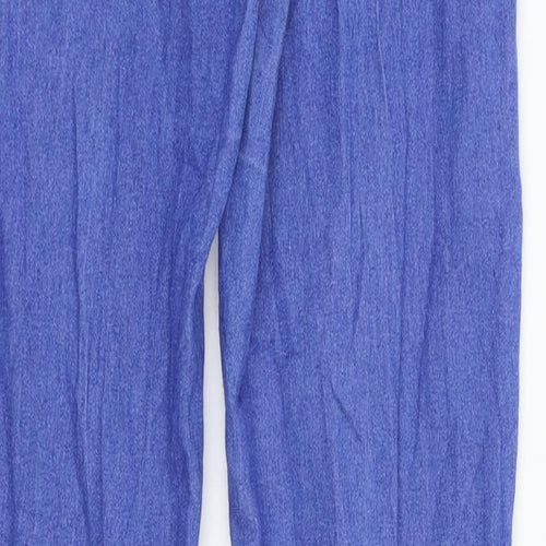 Denim co. Womens Blue  Denim Straight Jeans Size 6 L30 in