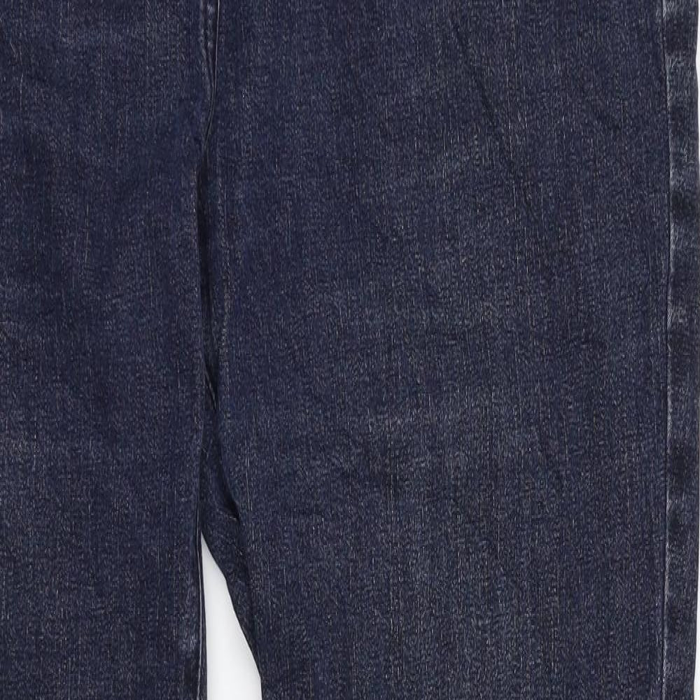 Vianni Womens Blue  Denim Straight Jeans Size 18 L32 in